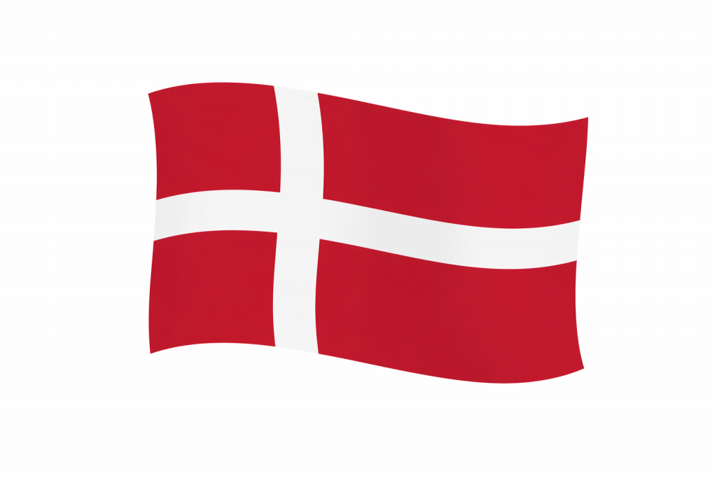Danish flag for learning Danish